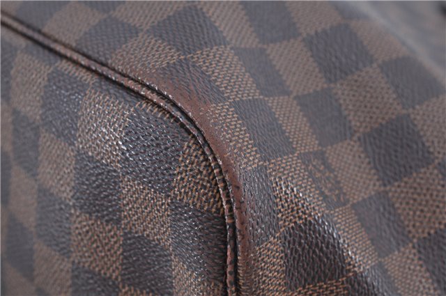 Authentic Louis Vuitton Damier Neverfull MM Shoulder Tote Bag N51105 LV J7866
