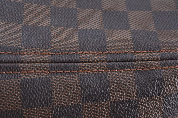 Authentic Louis Vuitton Damier Neverfull MM Shoulder Tote Bag N51105 LV J7866