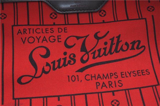 Authentic Louis Vuitton Damier Neverfull MM Shoulder Tote Bag N51105 LV J7866