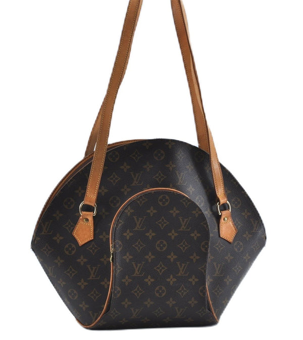 Authentic Louis Vuitton Monogram Ellipse Shopping Shoulder Bag M51128 LV J7871