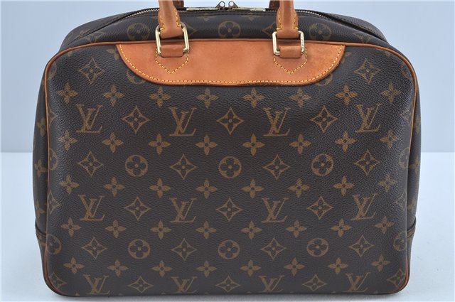 Authentic Louis Vuitton Monogram Deauville Hand Bag M47270 LV J7872