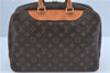 Authentic Louis Vuitton Monogram Deauville Hand Bag M47270 LV J7872