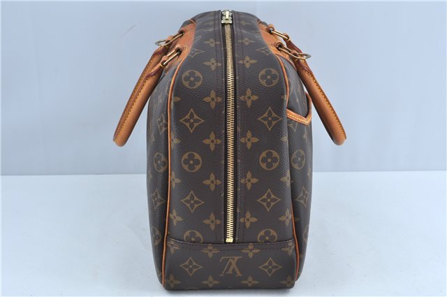 Authentic Louis Vuitton Monogram Deauville Hand Bag M47270 LV J7872