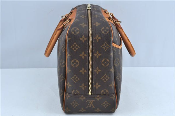 Authentic Louis Vuitton Monogram Deauville Hand Bag M47270 LV J7872