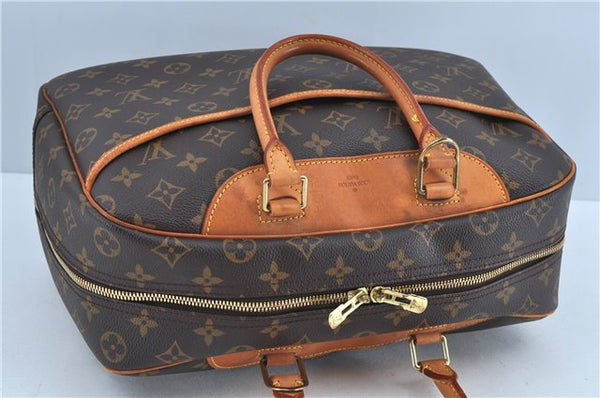Authentic Louis Vuitton Monogram Deauville Hand Bag M47270 LV J7872
