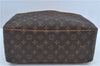 Authentic Louis Vuitton Monogram Deauville Hand Bag M47270 LV J7872