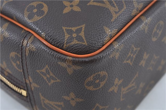 Authentic Louis Vuitton Monogram Deauville Hand Bag M47270 LV J7872