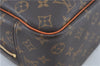 Authentic Louis Vuitton Monogram Deauville Hand Bag M47270 LV J7872