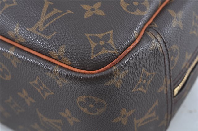 Authentic Louis Vuitton Monogram Deauville Hand Bag M47270 LV J7872