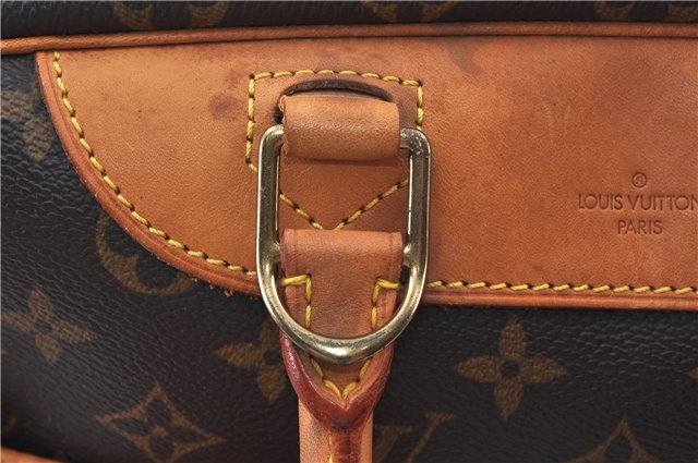 Authentic Louis Vuitton Monogram Deauville Hand Bag M47270 LV J7872