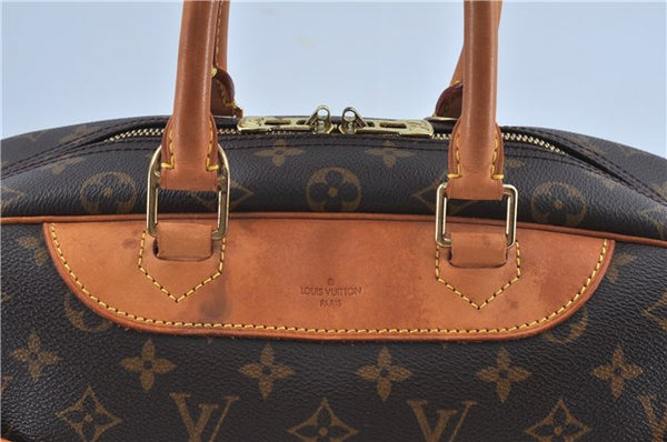 Authentic Louis Vuitton Monogram Deauville Hand Bag M47270 LV J7872