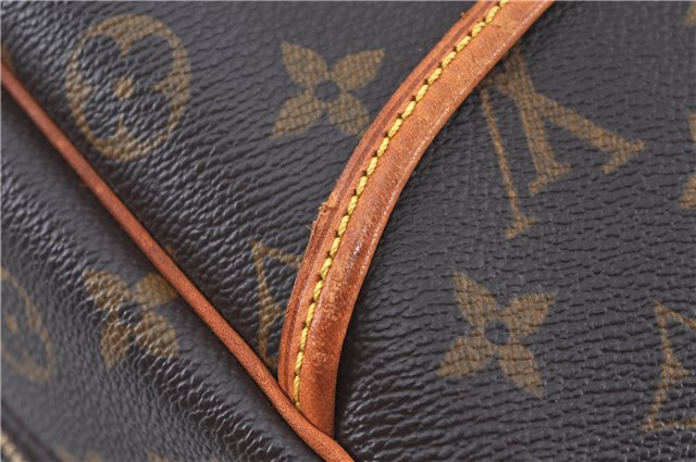 Authentic Louis Vuitton Monogram Deauville Hand Bag M47270 LV J7872