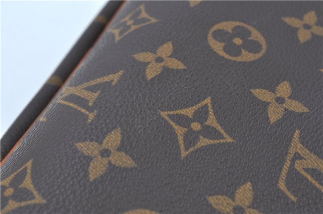 Authentic Louis Vuitton Monogram Deauville Hand Bag M47270 LV J7872