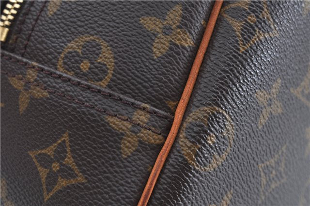 Authentic Louis Vuitton Monogram Deauville Hand Bag M47270 LV J7872