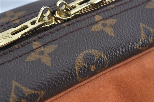 Authentic Louis Vuitton Monogram Deauville Hand Bag M47270 LV J7872