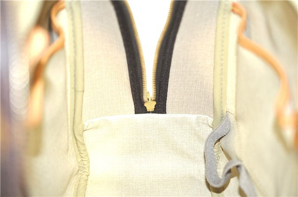 Authentic Louis Vuitton Monogram Deauville Hand Bag M47270 LV J7872