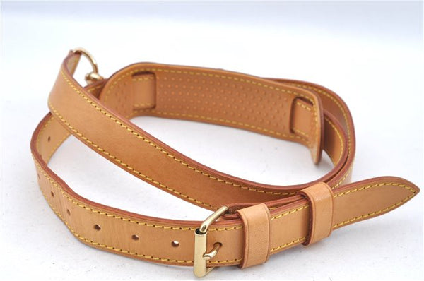 Authentic Louis Vuitton Leather Shoulder Strap Beige Size 35.2-42.1" LV J7914