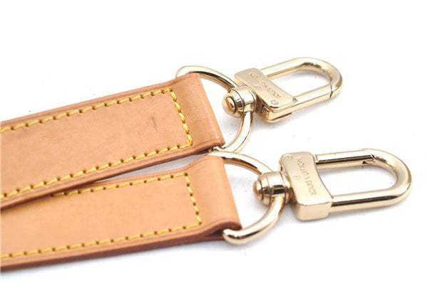 Authentic Louis Vuitton Leather Shoulder Strap Beige Size 35.2-42.1" LV J7914