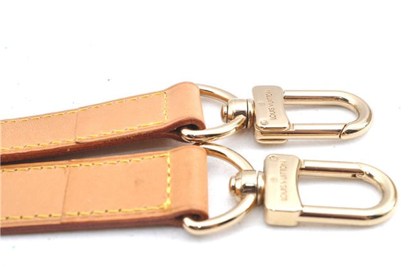 Authentic Louis Vuitton Leather Shoulder Strap Beige Size 35.2-42.1" LV J7914