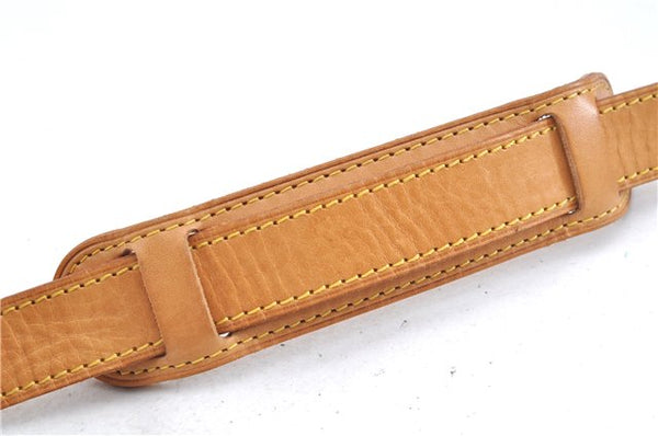 Authentic Louis Vuitton Leather Shoulder Strap Beige Size 35.2-42.1" LV J7914