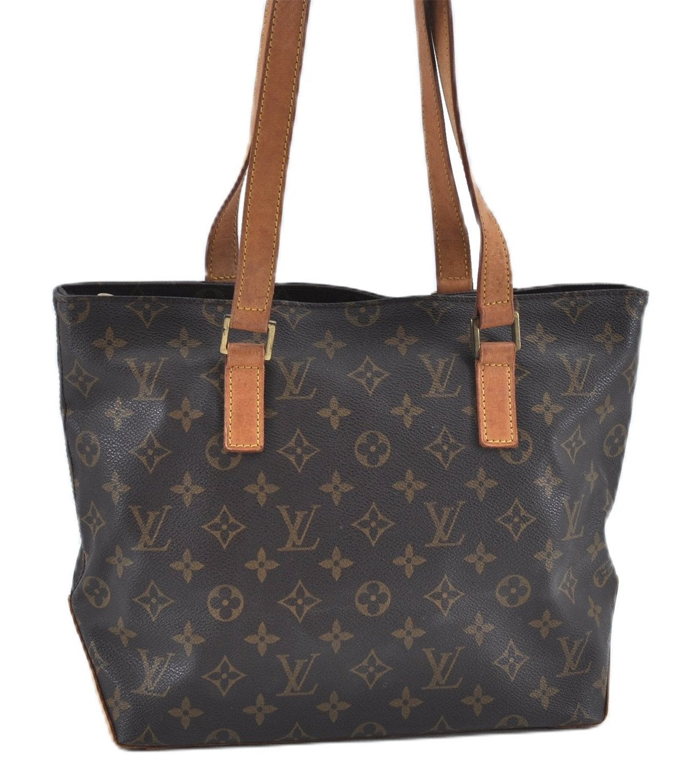 Authentic Louis Vuitton Monogram Cabas Piano Shoulder Tote Bag M51148 LV J7963