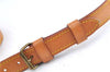 Authentic Louis Vuitton Leather Shoulder Strap Beige Size 40.6-47.4" LV J8002