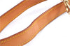 Authentic Louis Vuitton Leather Shoulder Strap Beige Size 40.6-47.4" LV J8002