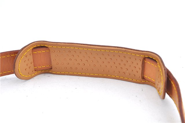 Authentic Louis Vuitton Leather Shoulder Strap Beige Size 40.6-47.4