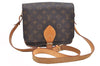 Authentic Louis Vuitton Monogram Cartouchiere MM M51253 Shoulder Cross Bag J8019