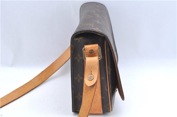Authentic Louis Vuitton Monogram Cartouchiere MM M51253 Shoulder Cross Bag J8019