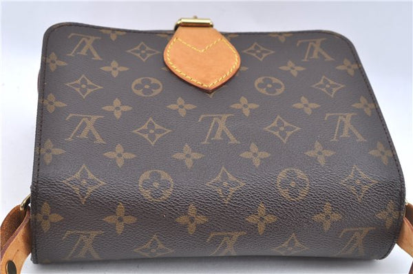 Authentic Louis Vuitton Monogram Cartouchiere MM M51253 Shoulder Cross Bag J8019