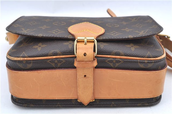 Authentic Louis Vuitton Monogram Cartouchiere MM M51253 Shoulder Cross Bag J8019