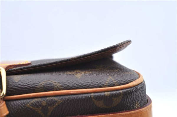 Authentic Louis Vuitton Monogram Cartouchiere MM M51253 Shoulder Cross Bag J8019