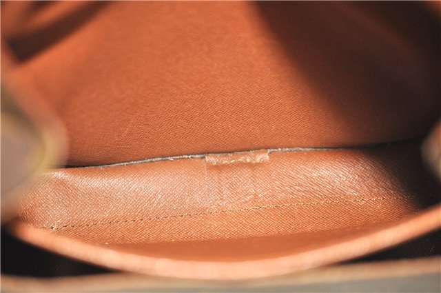 Authentic Louis Vuitton Monogram Cartouchiere MM M51253 Shoulder Cross Bag J8019