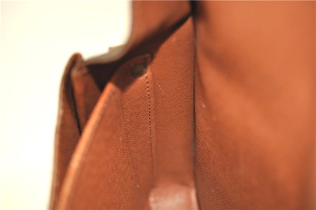 Authentic Louis Vuitton Monogram Cartouchiere MM M51253 Shoulder Cross Bag J8019