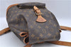 Authentic Louis Vuitton Monogram Montsouris MM Backpack M51136 LV J8025