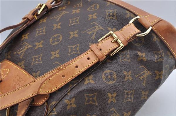 Authentic Louis Vuitton Monogram Montsouris MM Backpack M51136 LV J8025