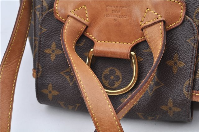 Authentic Louis Vuitton Monogram Montsouris MM Backpack M51136 LV J8025