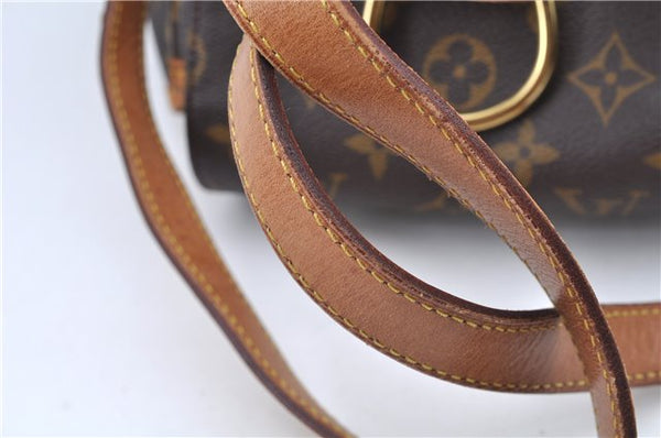 Authentic Louis Vuitton Monogram Montsouris MM Backpack M51136 LV J8025