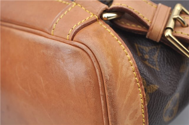 Authentic Louis Vuitton Monogram Montsouris MM Backpack M51136 LV J8025