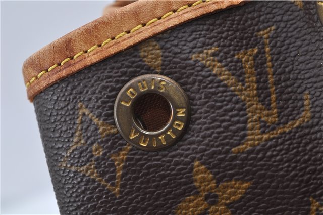 Authentic Louis Vuitton Monogram Montsouris MM Backpack M51136 LV J8025