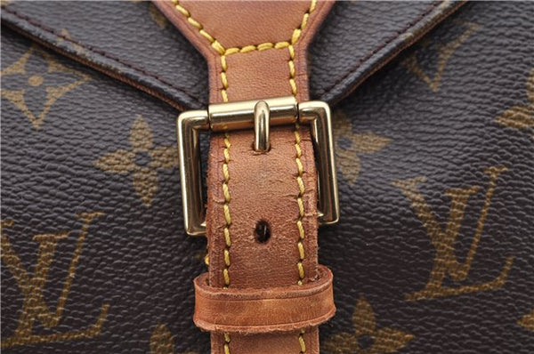 Authentic Louis Vuitton Monogram Montsouris MM Backpack M51136 LV J8025