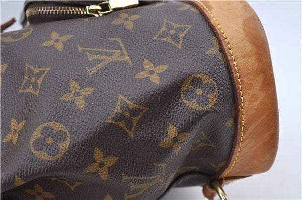 Authentic Louis Vuitton Monogram Montsouris MM Backpack M51136 LV J8025