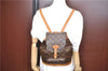 Authentic Louis Vuitton Monogram Montsouris MM Backpack M51136 LV J8025