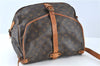 Authentic Louis Vuitton Monogram Saumur 35 Shoulder Cross Bag M42254 LV J8059