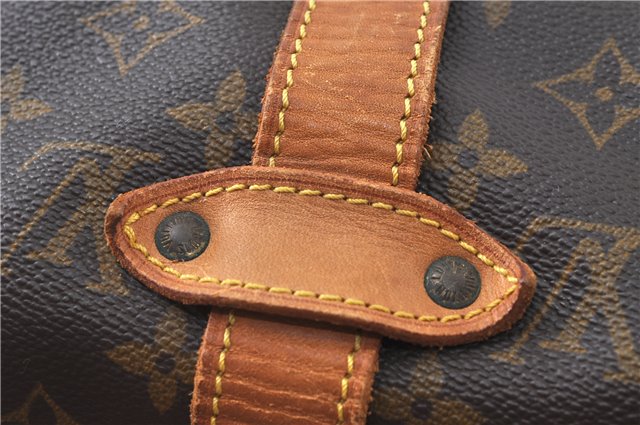 Authentic Louis Vuitton Monogram Saumur 35 Shoulder Cross Bag M42254 LV J8059
