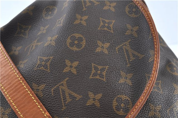 Authentic Louis Vuitton Monogram Saumur 35 Shoulder Cross Bag M42254 LV J8059