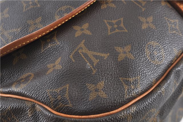 Authentic Louis Vuitton Monogram Saumur 35 Shoulder Cross Bag M42254 LV J8059