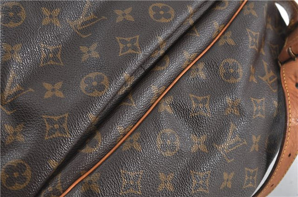 Authentic Louis Vuitton Monogram Saumur 35 Shoulder Cross Bag M42254 LV J8059