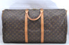 Authentic Louis Vuitton Monogram Keepall Bandouliere 60 M41412 Boston Bag J8068